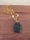 Chinese Knotted Necklace w. Agate Pendant (Phoenix) — photo 1