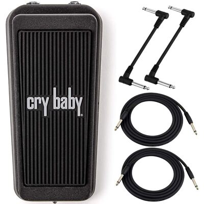 Dunlop CBJ95 Cry Baby Junior Wah Effects Pedal Bundle with