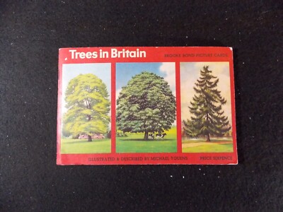 D3 Brooke Bond Tea Cards Trees in Britain 1966 Complete Set in Album