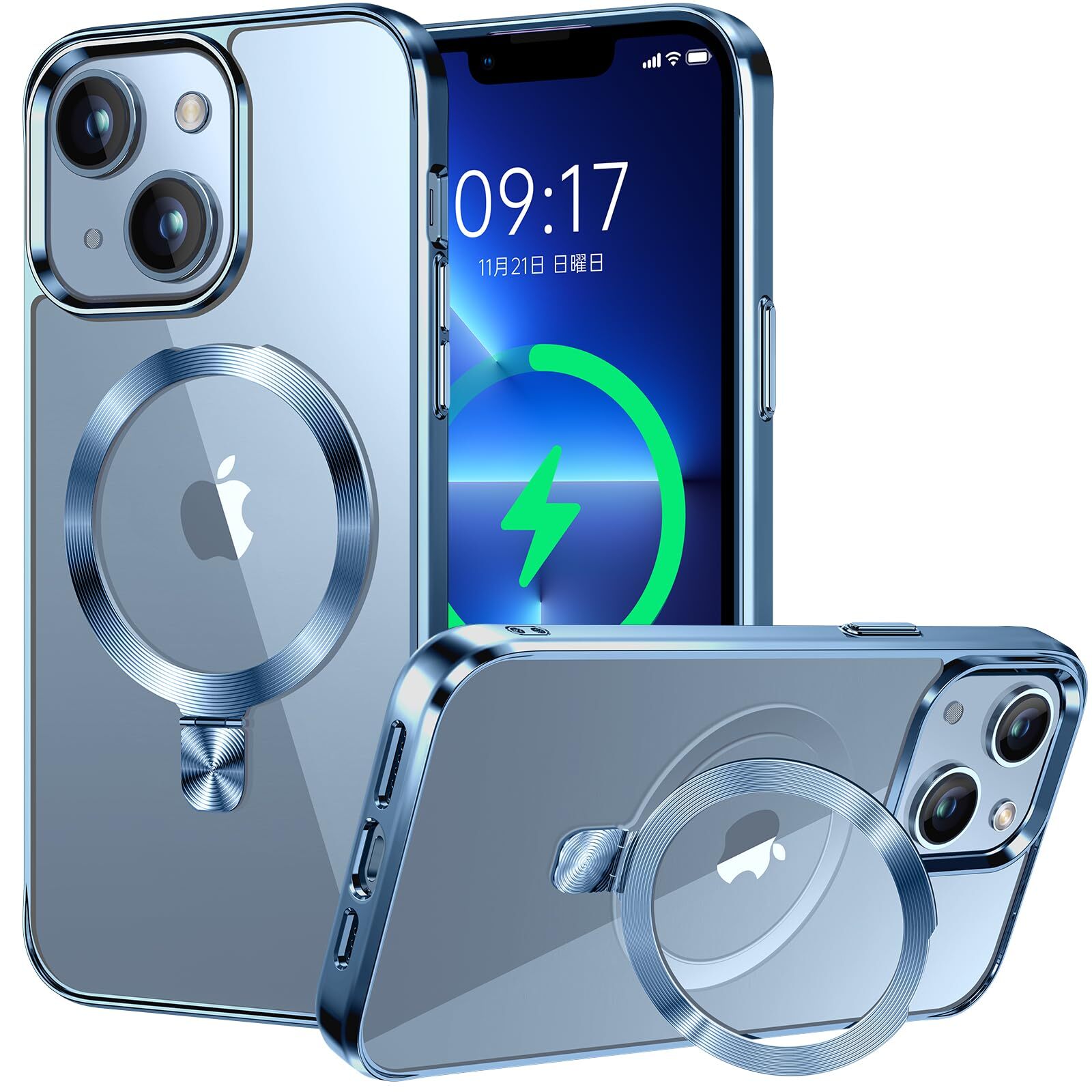 Includes CD MagSafe ring stand Clear case for iPhone 13 MagSafe compatible  238