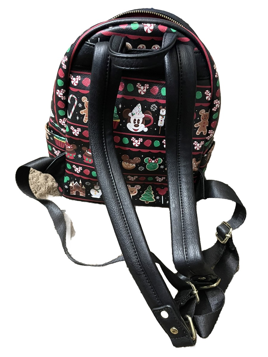 NWOT Disney Parks Loungefly Holiday Christmas Snack Food Icons Backpack 2019 Ret Loungefly Disney Parks Holiday Christmas Snacks 2019 Food  main image 3