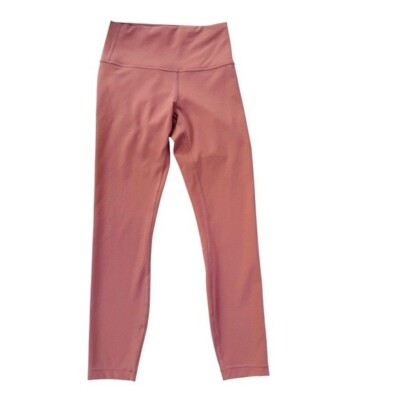 Lululemon Wunder Train High Rise Tight Legging 25'' Brier Rose Size 6 retail $98