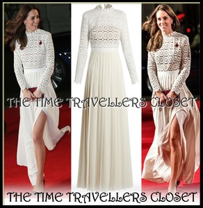 pleated crochet floral maxi dress self portrait