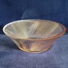 VTG Pink Depression Glass-Federal Glass Co. Diana Pattern-9" Salad/Serving Bowl