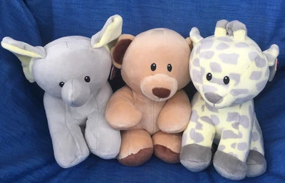 W-F-L Baby TY Auswahl Stofftier 25 cm Kuscheltier Plüschtier Teddy Bär Affe