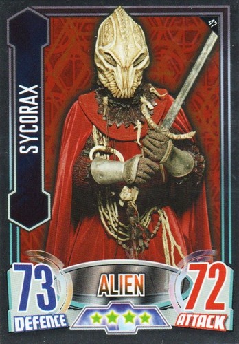 Doctor Who Alien Attax / Dr Who Attax Individual Trading Cards - Picture 30 of 222