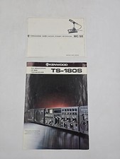 Kenwood TS-180S Ham Radio HF SSB ricetrasmettitore brochure vendita stato solido originale
