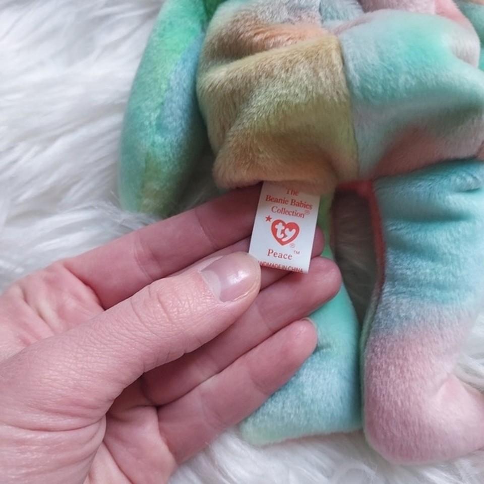TY Peace Tie-dye Rare Find Vintage Beanie Baby Original Collection | eBay