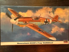 Hasegawa Messer Schmidt BF109F-4 TROP Marseille (1/48 Scale Plastic Model 09723