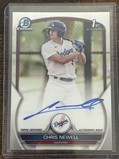 2023 Bowman Chrome - Prospect Autographs Chris Newell #CPA-CN (AU, RC) 1st
