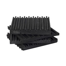 4 Pack of anti Vibration Pads 4" X 4" X 3/8" All Rubber Vibration Isolation Pads
