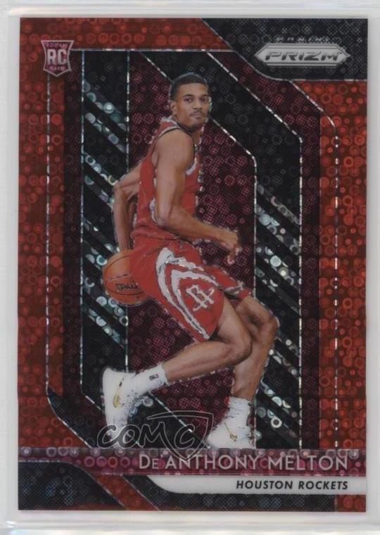 2018-19 Panini Prizm Fast Break Red Prizm 48/125 De'Anthony Melton #4 1u6