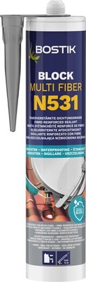 Bostik Block N531 Multi Fiber Faserverstärkte Dichtungsmasse 310 ml