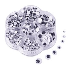 500 PCS Mixed Wiggle Googly Eyes Self Adhesive DIY Scrapbooking Craft Supply