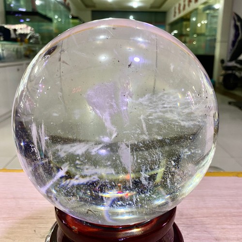 Piedra de fundición blanca 19LB, bola de cuarzo, bola de energía de cristal, energía espiritual- - Imagen 23 de 24