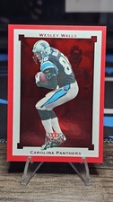 2002 Fleer Premium Wesley Walls #SR123 Star Rubies /100 Panthers Rare!  🔥🔥🔥