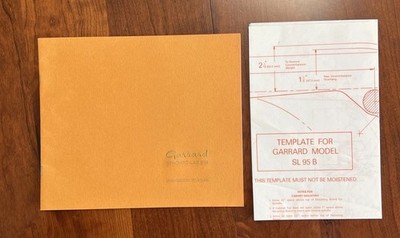 Garrard SYNCHRO-LAB 95B Instruction Manual Template  Component Series Manual '69