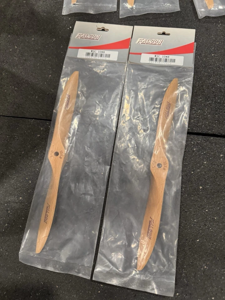 Lot Falcon Propeller Wood Prop NEW Airplane RC Hobby Electric 10x6 10x8 11x4 - Image 3 of 4