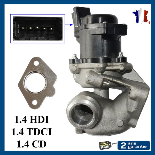 EGR Ventil Fiesta Fusion Mazda 2 1007 Aygo 1,4 HDI Tdci = 161846 1618N8 1618PF-image
