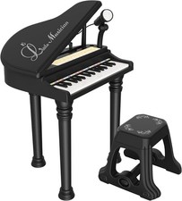 Kids Piano Keyboard Toy, Toddler Electronic Musical Instrument Educational Toy w