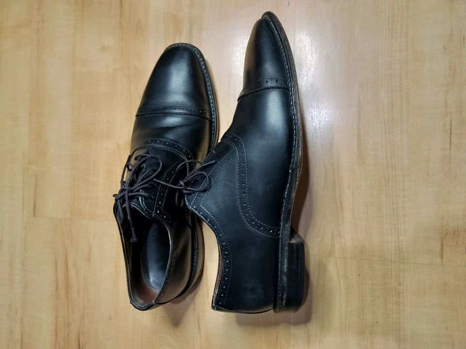 Allen Edmonds Fifth Avenue Mens Size 9 D Black Dress Casual Oxford Shoes 5705 - Image 4 of 4