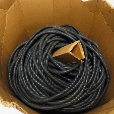 500PE .500''ID NFRPE Split Wire Loom Conduit Empire Convoluted Tubing Approx 750'