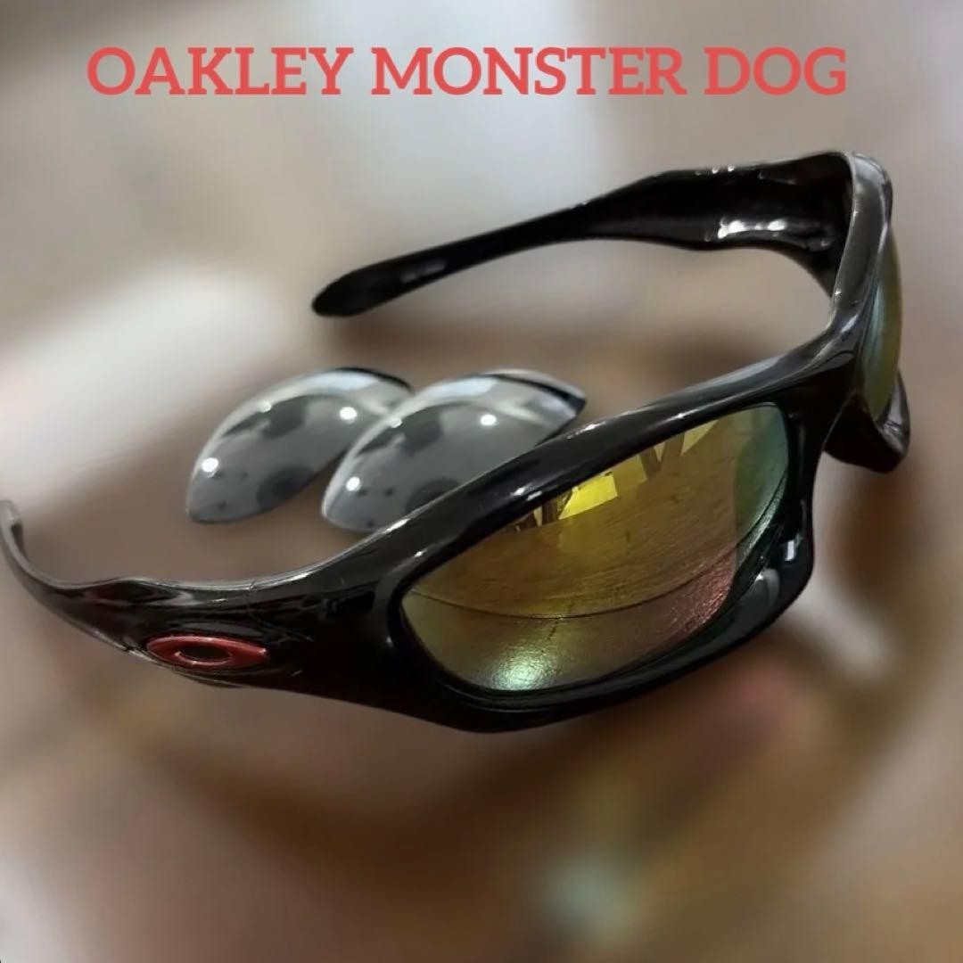 Oakley Monster Dog Ducati Sunglasses Gold Mirrored Le… - Gem