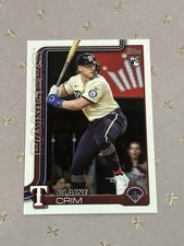 2025 Topps Update Blaine Crim Rookie #US205 Texas Rangers RC (Z)