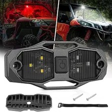 Dome Light, Universal Roll Bar LED Dome Light Utility Roll Cage Light White/Red