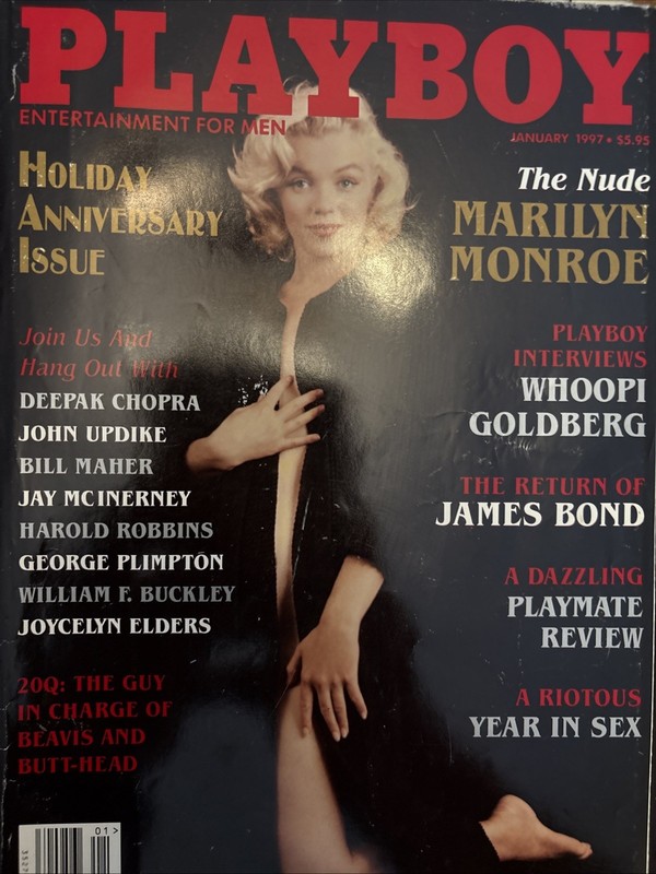 Playboy Magazine January 1997 Marilyn Monroe, Jami Ferrell, Whoopi Goldberg