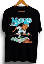 Gary Sheffield Florida Marlins MLB baseball caricature t-shirt QT7540