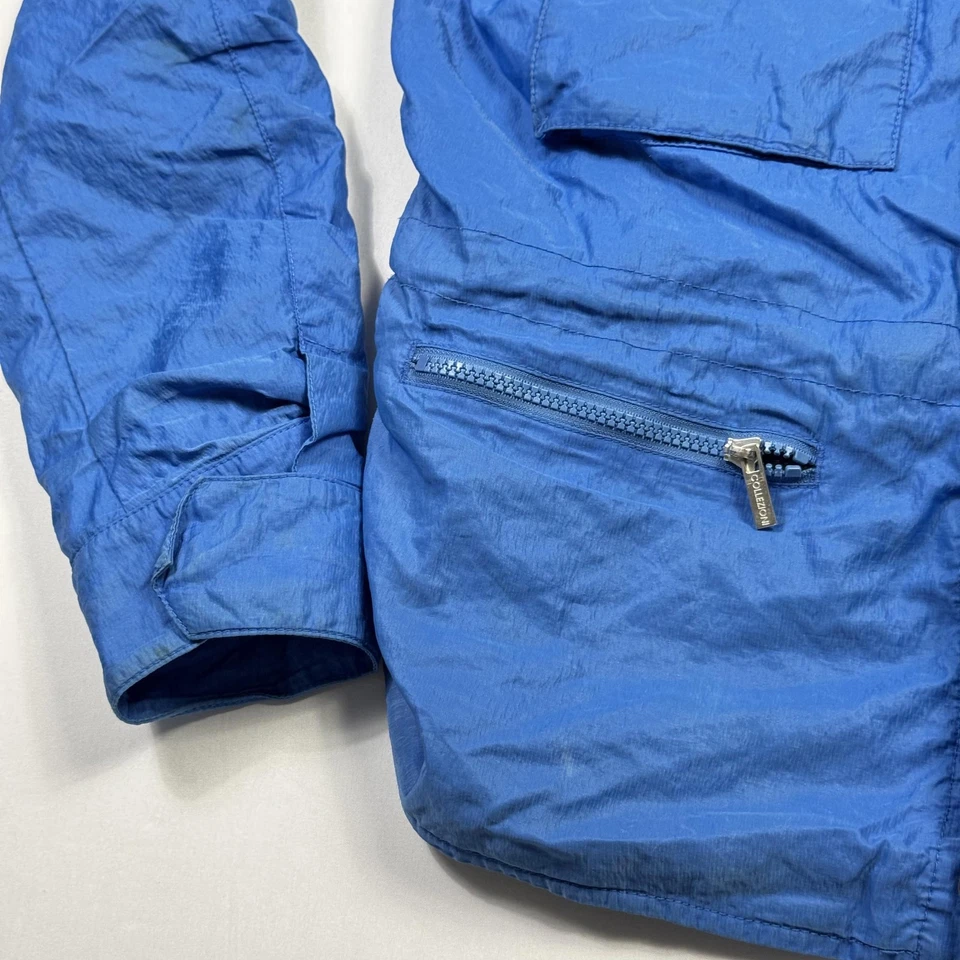 Armani Collezioni Jacket Womens Large Hooded Full Zip Up Button Giubbino - Image 3 of 4