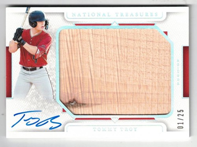 #ad #ad 2024 Panini National Treasures JUMBO Bat RC AUTO Tommy Troy Rookie Autograph 25 $48.00