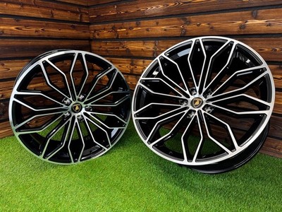 4X 23 '' 5X130 Geschmiedeter Lamborghini Urus Se Stil Schwarz Poliert Räder Für