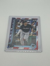 2025 Topps Series 2 - Jonah Bride #585 Independence Day /76 Miami Marlins