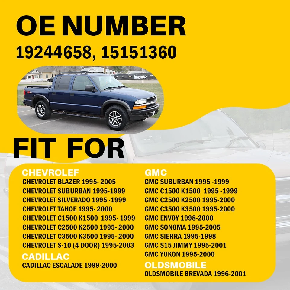 Power Window Master Switch For 95-99 Chevy GMC C1500 K1500 Suburban Yukon Truck - Image 2 of 4