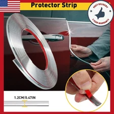 1/2" Trim Chrome Molding Strip Car Door Window Bumper Side Trime Protector 16ft