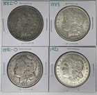 1882-O 1889 1891-O 1921 Morgan Dollar Lot of 4
