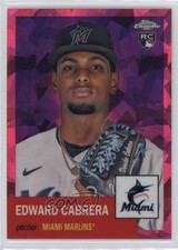 2022 Chrome Platinum Anniversary Fuchsia Atomic Refractor Edward Cabrera 4r3
