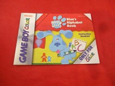 Blue's Clues Alphabet Book Nintendo Game Boy Color Instruction Manual Booklet image
