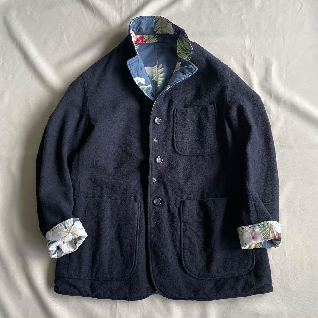 Engineered Garments Reversible Wool Polyester Jac… - image 2