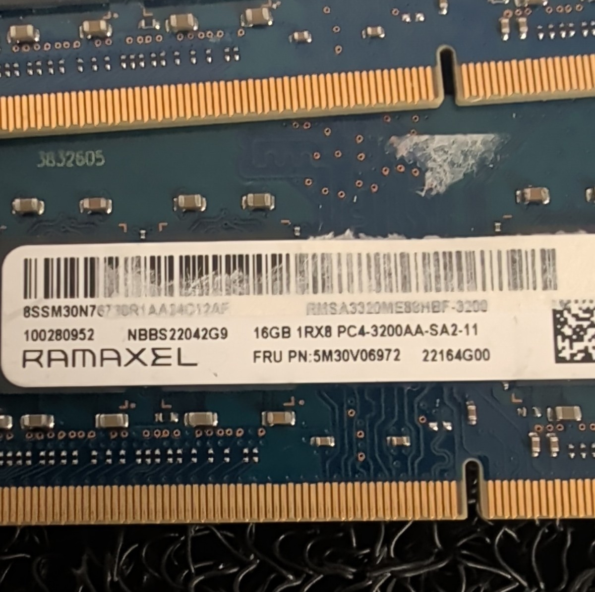 メモリー RAMAXEL DDR4-3200 SO-DIMM 32GB (2x16GB) Lenovo RAMAXEL 32GB DDR4 3200MHz Laptop SODIMM RAM 2Rx8 | DDR4