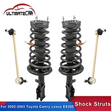 Rear Shock Struts w/ Sway Bar Assembly For 2002-2003 Toyota Camry Lexus ES300