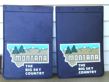 Pair Montana Truck Mud Flaps Splash Guards 12 X 18 New A13