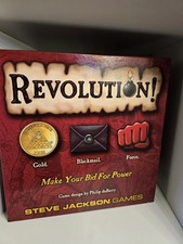 Revolution! Board Game Steve Jackson Games 100% Complete