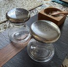MCM 1950s Wilhelm Wagenfeld Bauhaus Pair of salt shaker Robrichards — photo 1