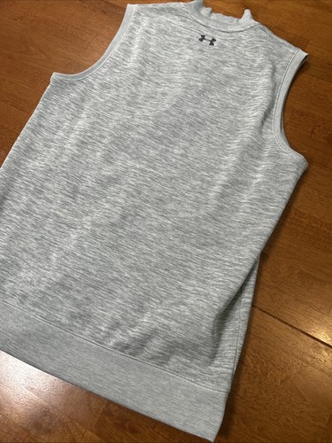 Chaleco de golf Under Armour Storm para hombre talla mediana gris sin mangas - Imagen 14 de 14