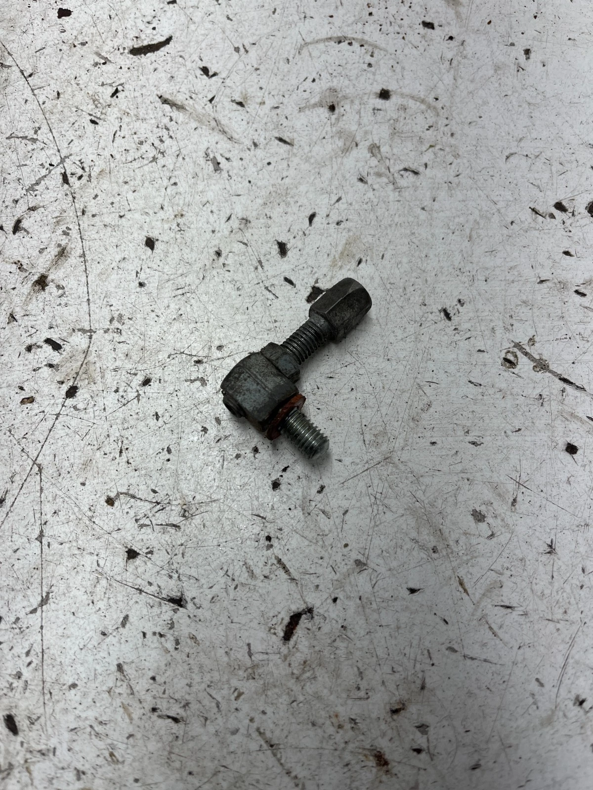 74 1974 Harley Davidson SR100 Sr 100 Baja OEM GOOD Clutch Cable Mount Adjustment