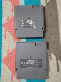 Nintendo NES Games Lot of 2 Wrath Of The Black Manta & Silent Service Tested