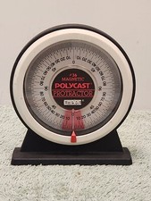 Polycast Protractor #36 Magnetic Empire Pitch Angle Calculator Vintage